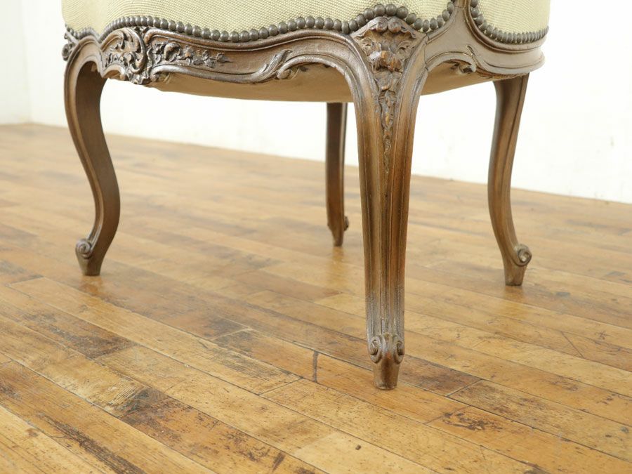 プチポワンアームチェア　アンティークフレックス