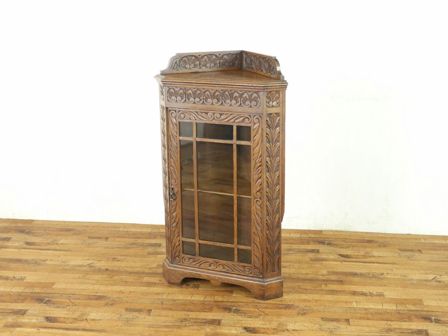 コーナーキャビネット　アンティークフレックス