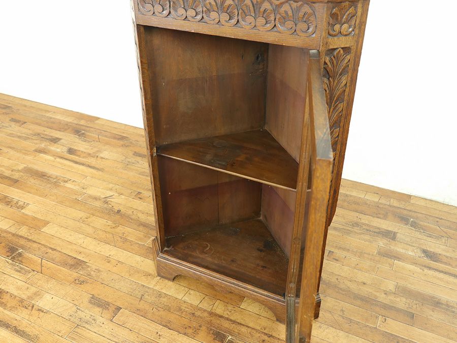 コーナーキャビネット　アンティークフレックス