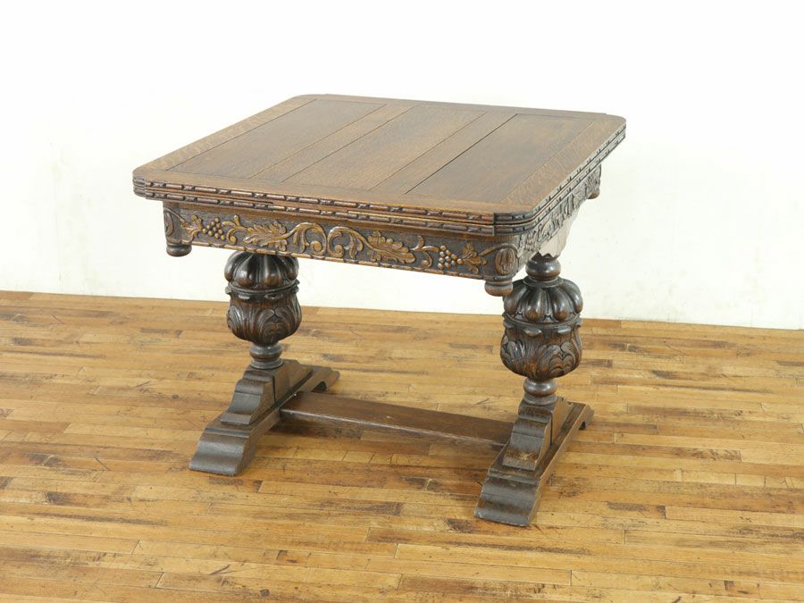 ドローリーフテーブル　アンティークフレックス