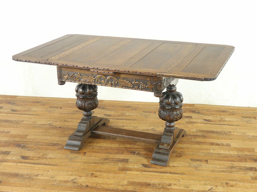 ドローリーフテーブル　アンティークフレックス