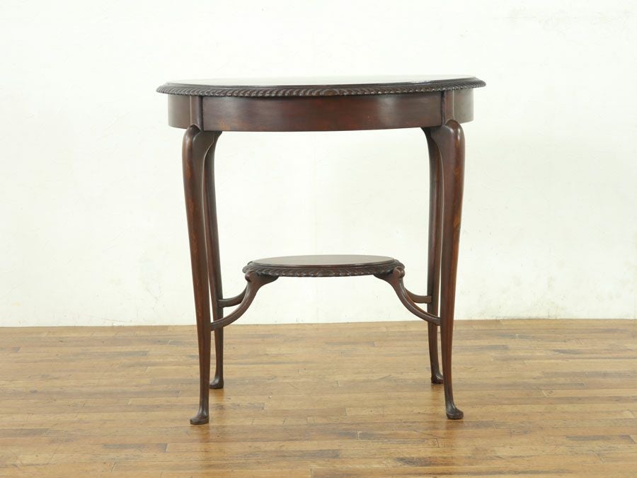 マホガニーサイドテーブル　イギリス