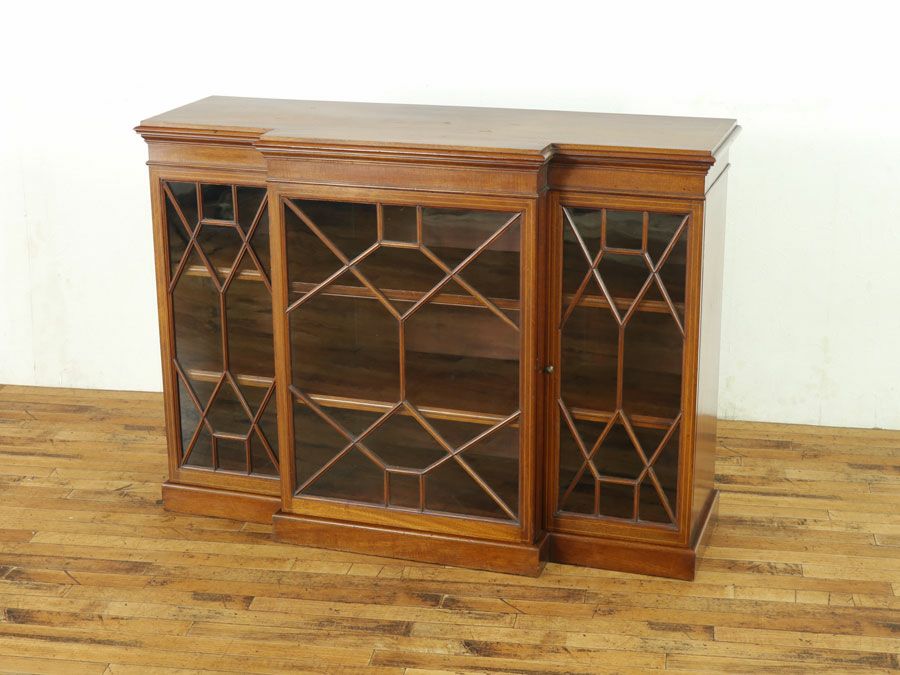 マホガニーブックケース　アンティークフレックス