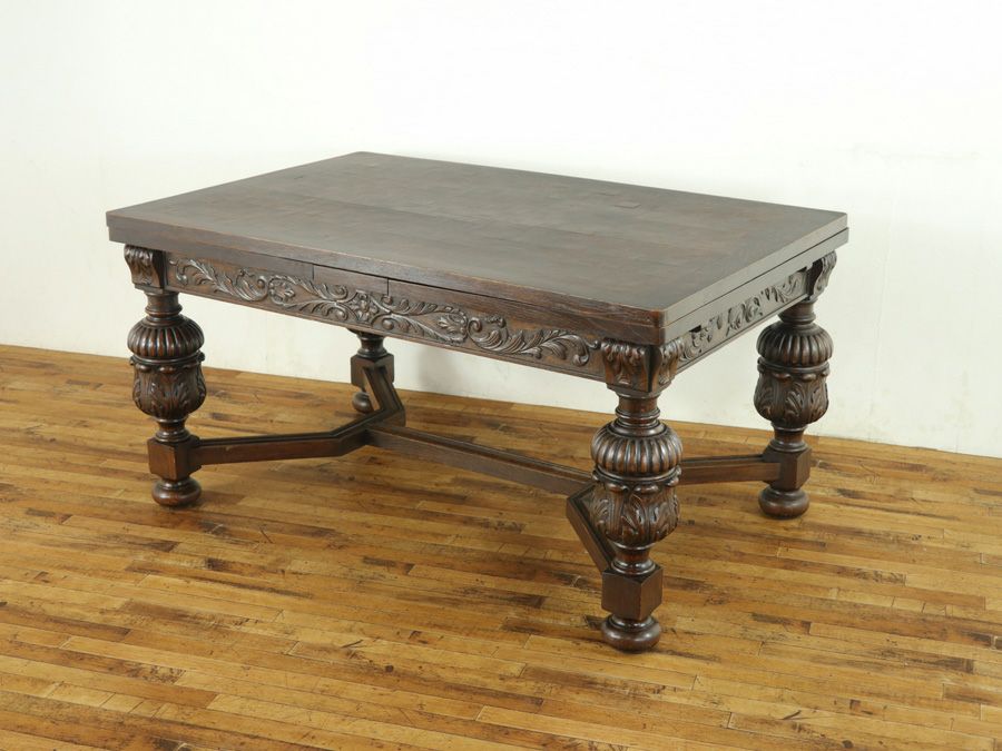 アンティーク家具　ドローリーフテーブル