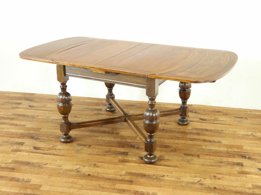 ドローリーフテーブル　アンティークフレックス