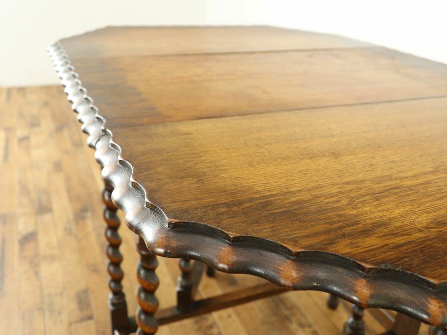 ゲートレッグテーブル　アンティークフレックス