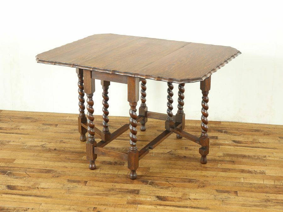 ゲートレッグテーブル　アンティークフレックス