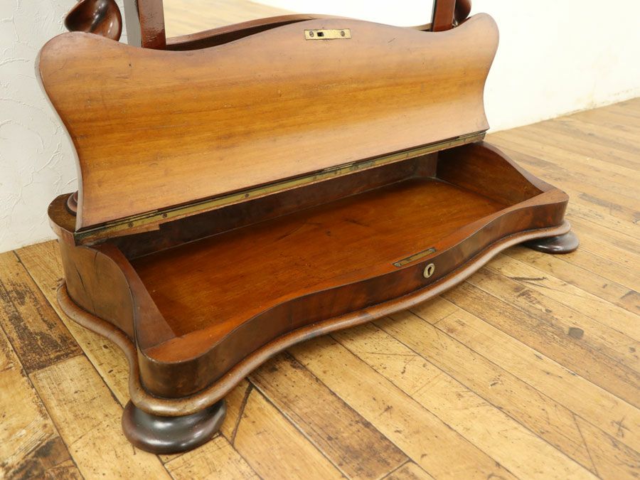 卓上ミラー　スタンドミラー　アンティークフレックス