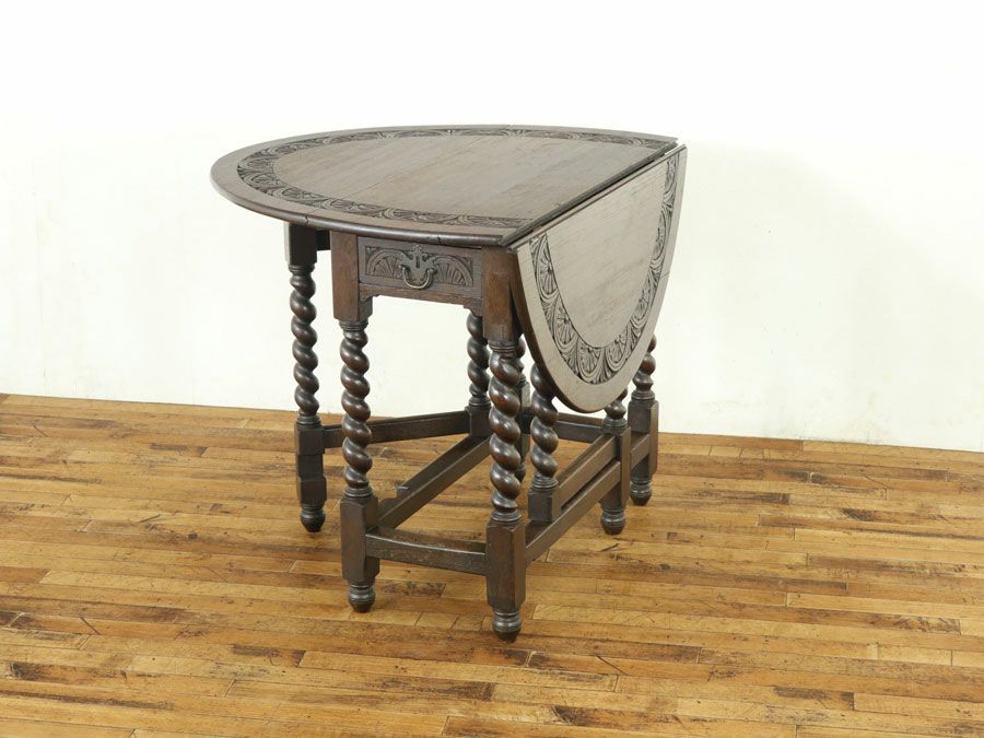 ゲートレッグテーブル　アンティークフレックス