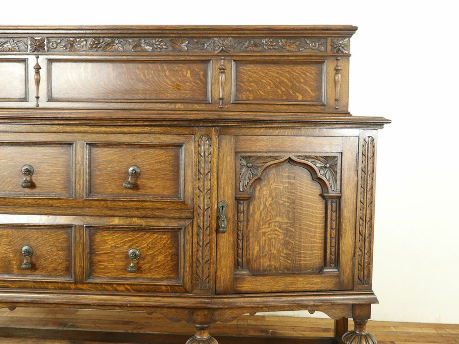 葡萄彫刻 サイドボード　アンティークフレックス