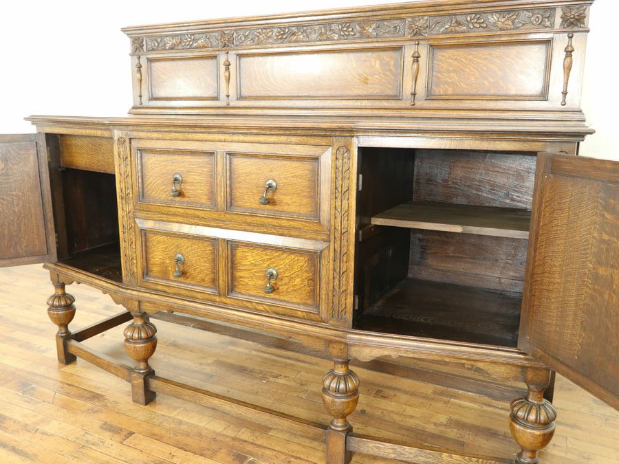 葡萄彫刻 サイドボード　アンティークフレックス