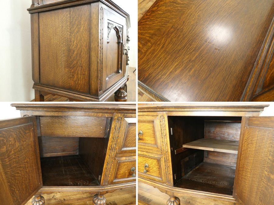 葡萄彫刻 サイドボード　アンティークフレックス