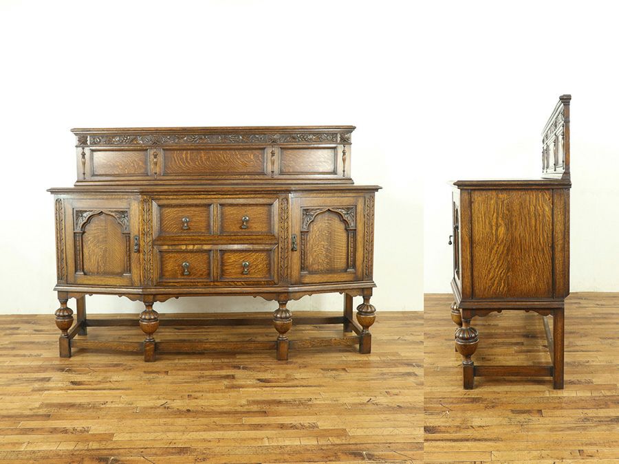 葡萄彫刻 サイドボード　アンティークフレックス