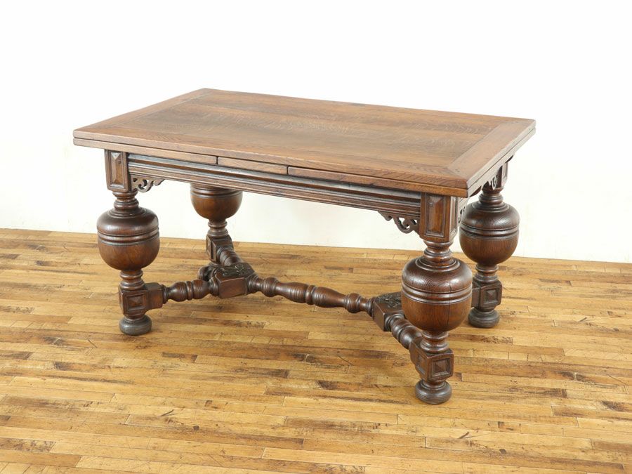 ドローリーフテーブル　アンティークフレックス