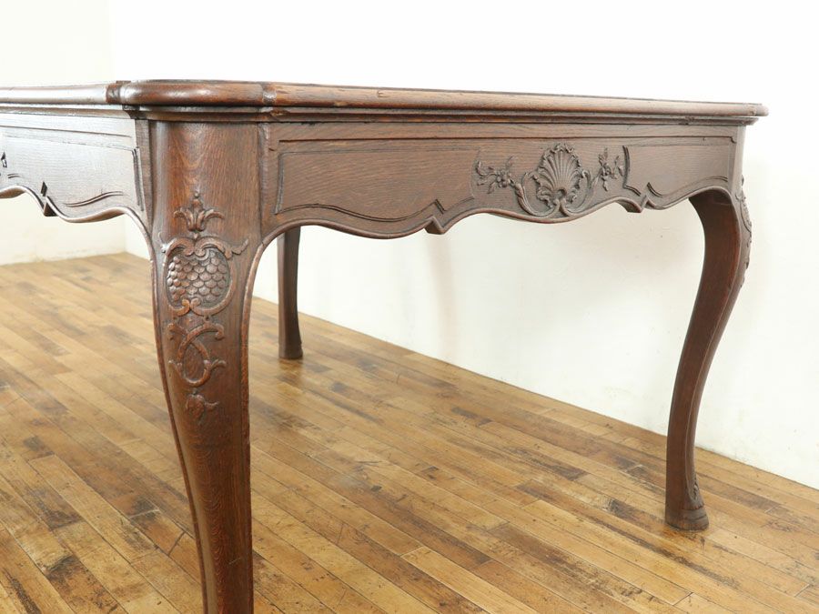 フランスダイニングテーブル　アンティークフレックス