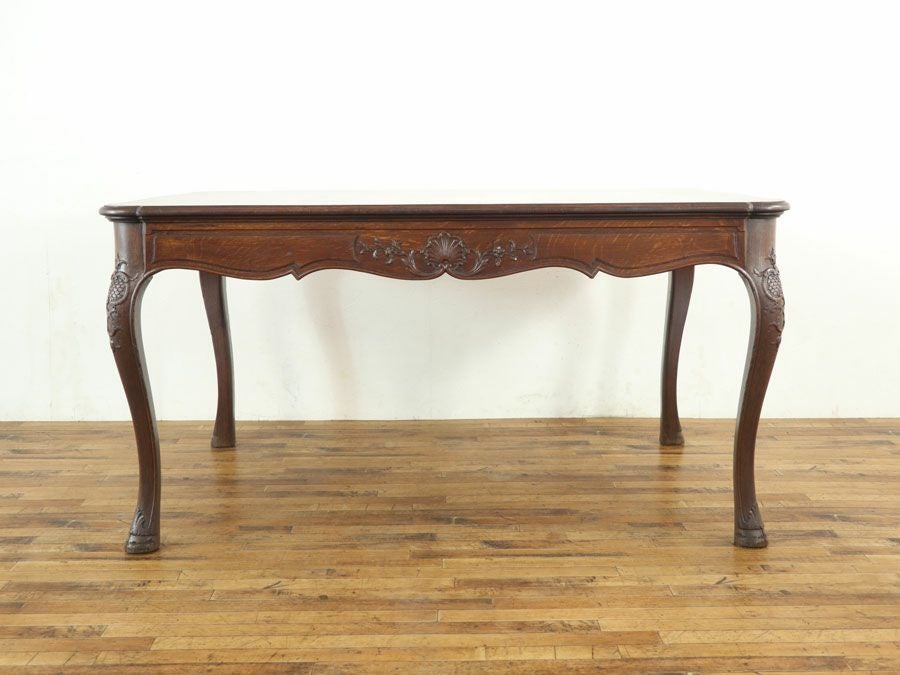 フランスダイニングテーブル　アンティークフレックス