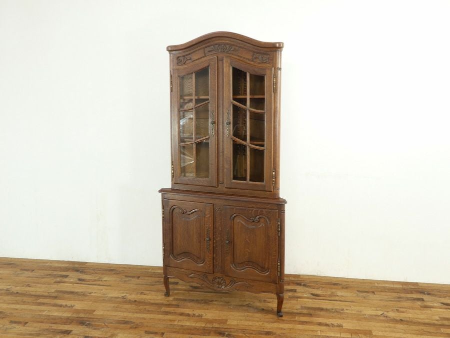 コーナーキャビネット　アンティークフレックス