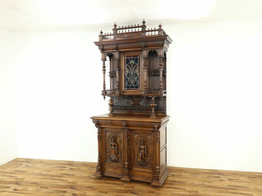 アンリ2世様式キャビネット　アンティークフレックス