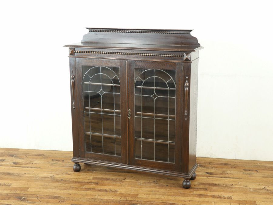 ステンドブックケース　アンティーク