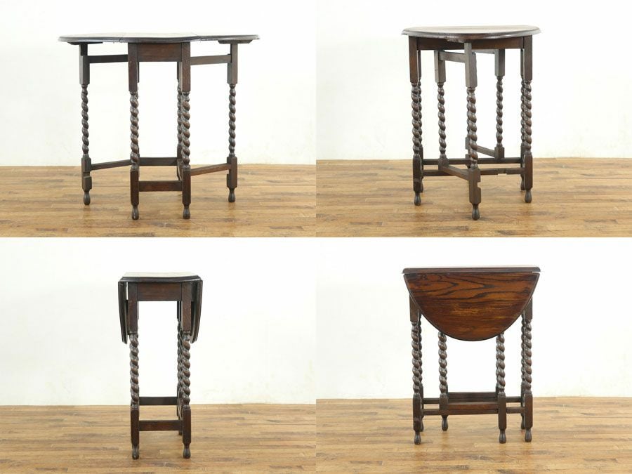 ゲートレッグテーブル　アンティークフレックス