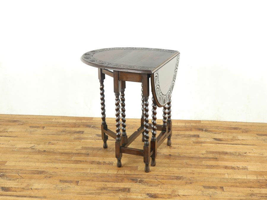 ゲートレッグテーブル　アンティークフレックス