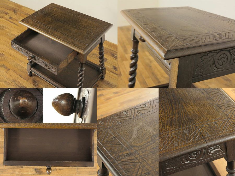サイドテーブル　アンティーク家具