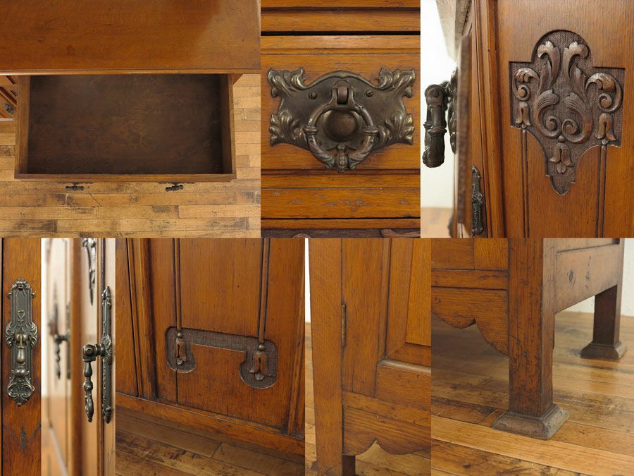 ミラーバックキャビネット　アーツアンドクラフツ