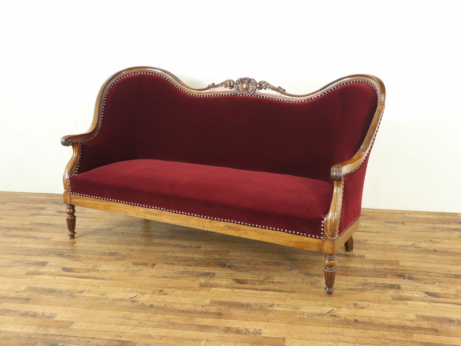 アンティーク家具　ルイフィリップソファー