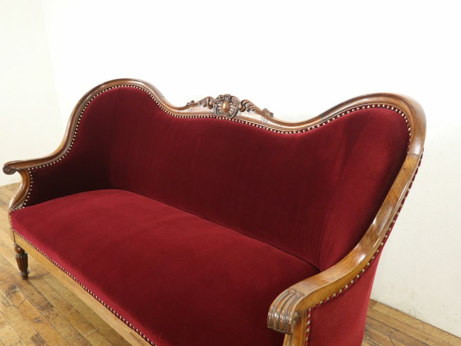 アンティーク家具　ルイフィリップソファー