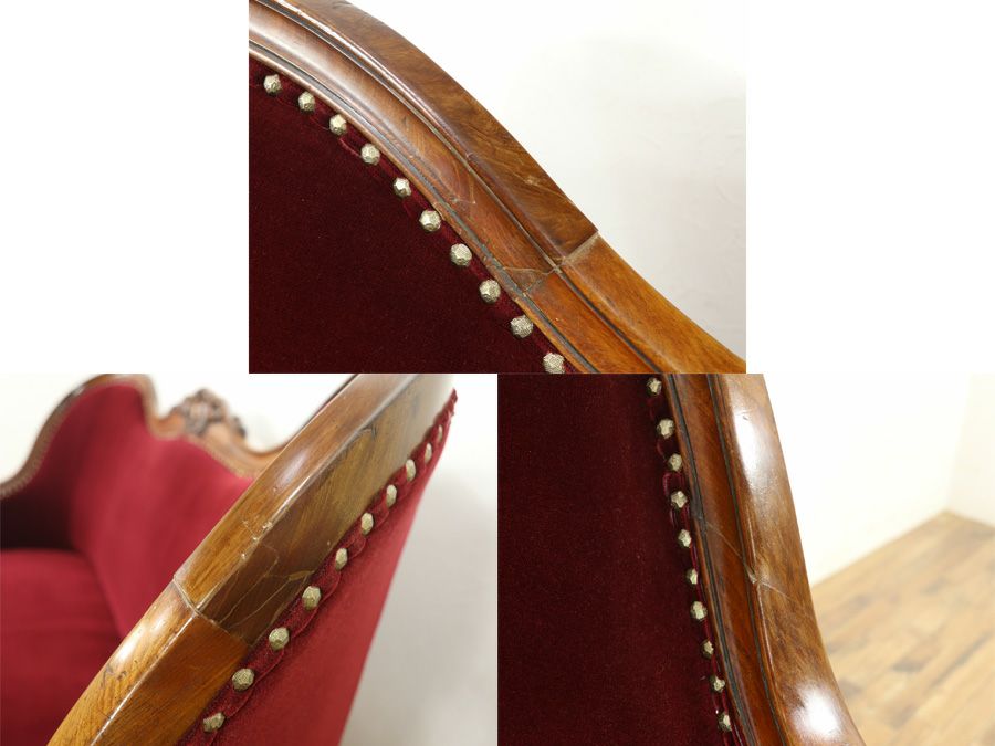 アンティーク家具　ルイフィリップソファー