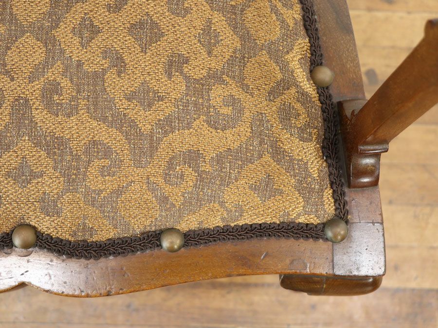 マホガニーアームチェア　アンティークフレックス