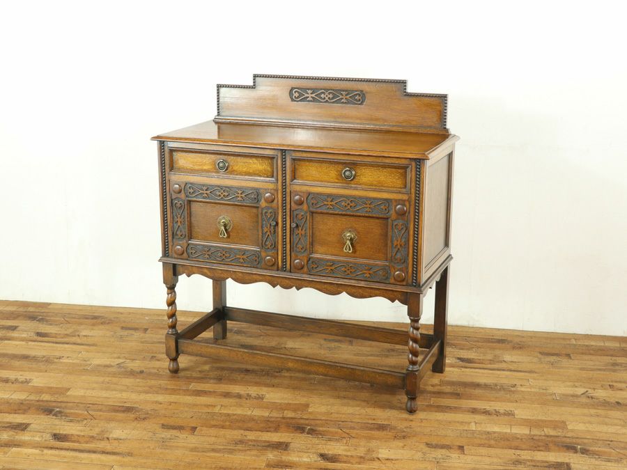 横幅狭いめの珍しいサイズ しっかりとした造り サイドボード 58309