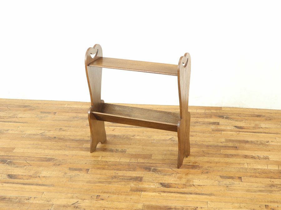 アンティーク家具 マガジンラック 64793