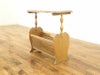 アンティーク家具 マガジンラック 64733b