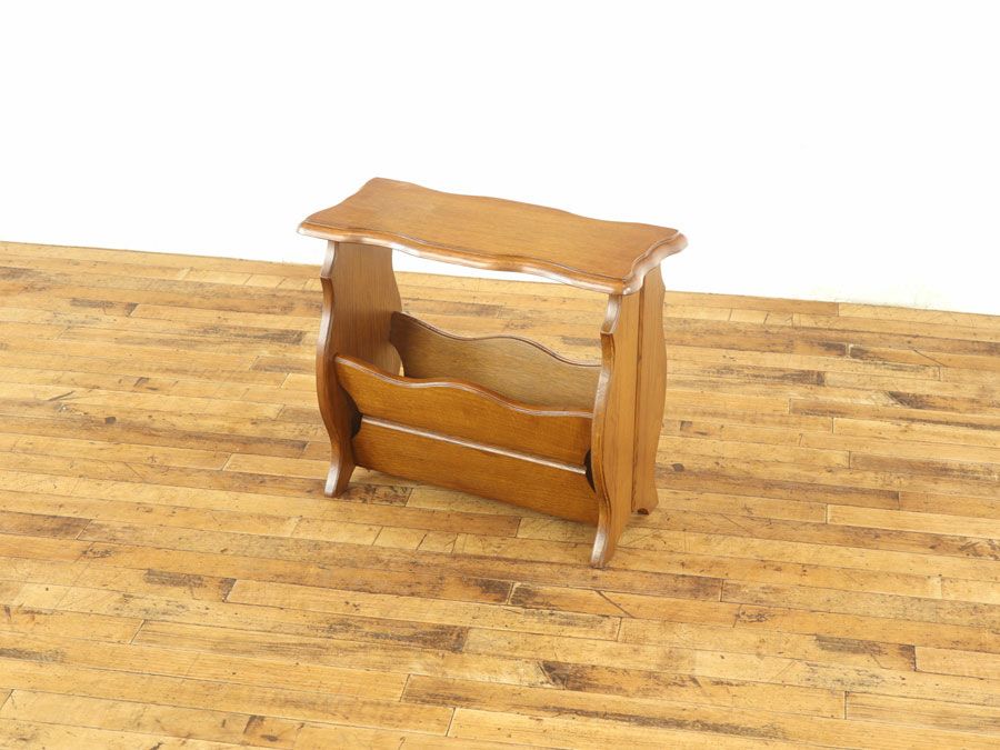 アンティーク家具 マガジンラック 64736g