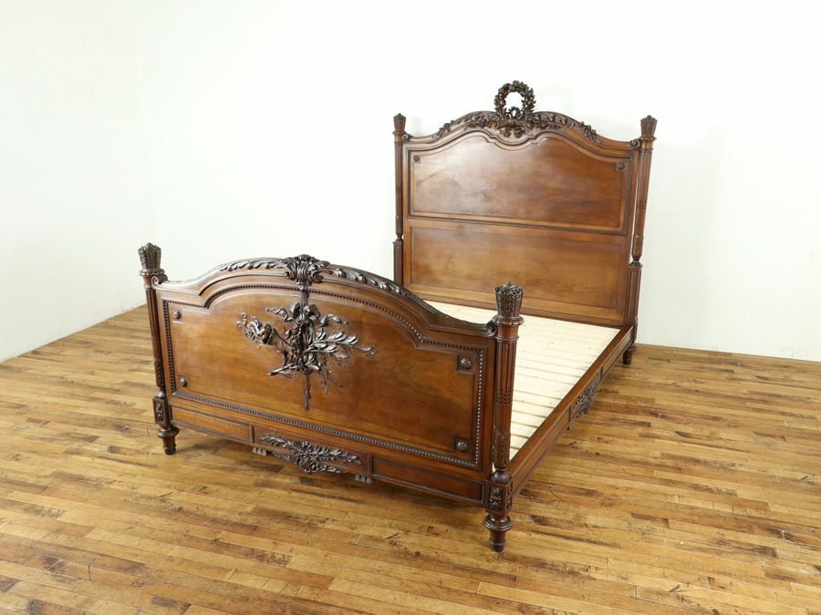フランスアンティーク家具 ベッドフレーム 70444