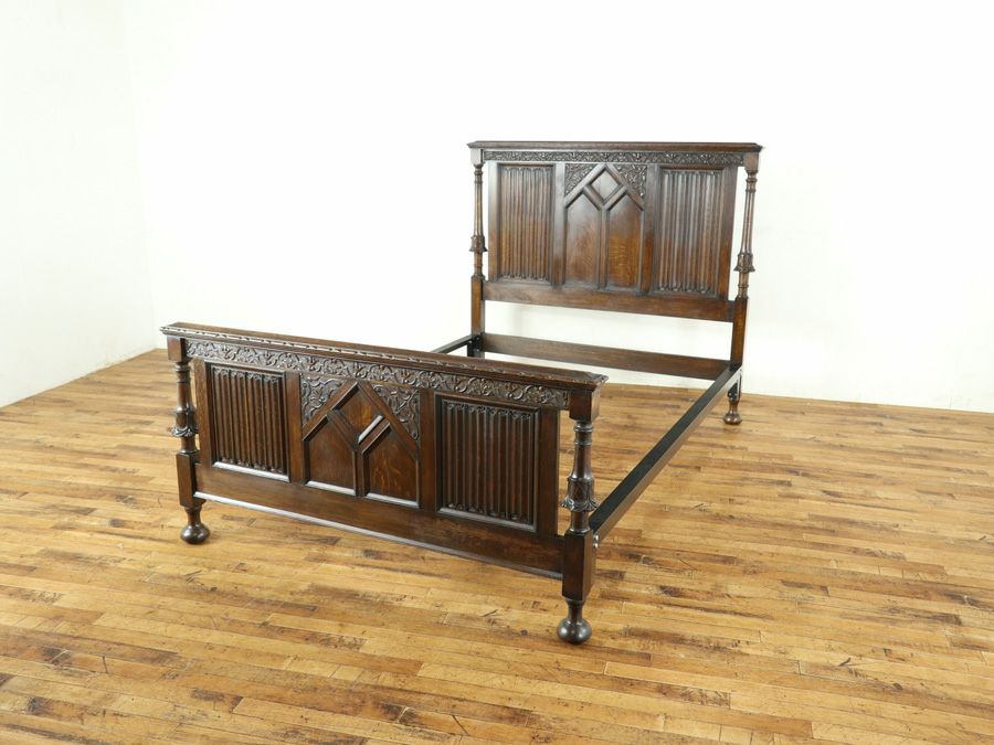 アンティーク家具 ベッドフレーム 58183