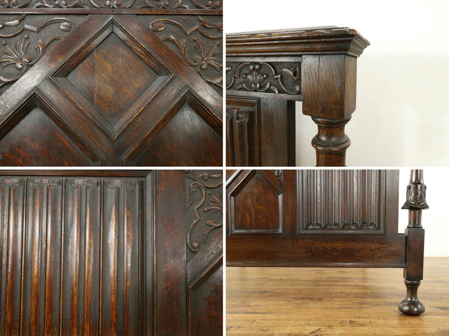 アンティーク家具 ベッドフレーム 58183