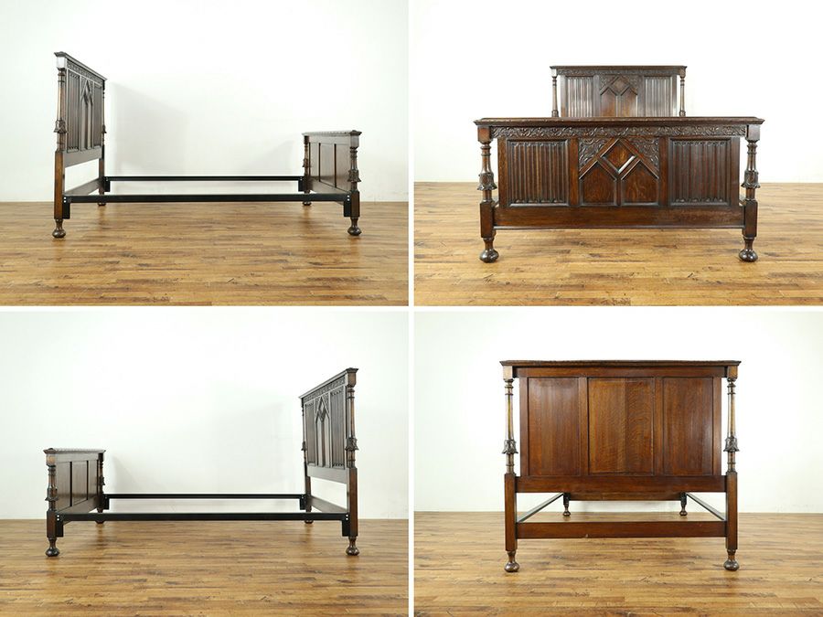 アンティーク家具 ベッドフレーム 58183