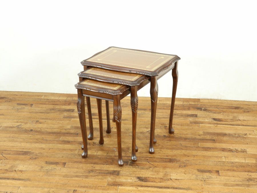 アンティーク家具 ネストテーブル 58398