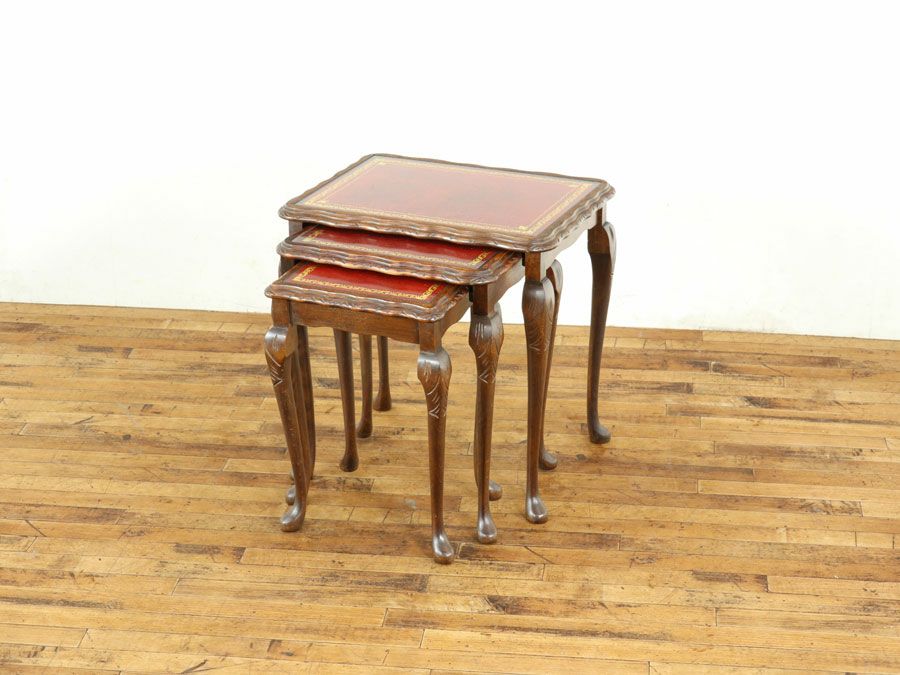 アンティーク家具 ネストテーブル 58422