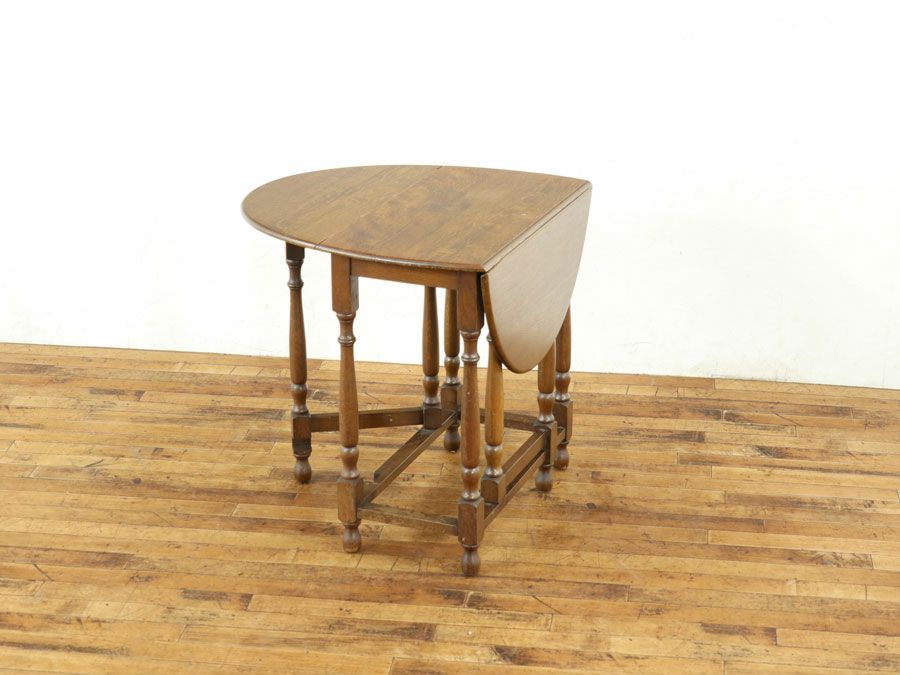 アンティーク家具 ゲートレッグテーブル　58549