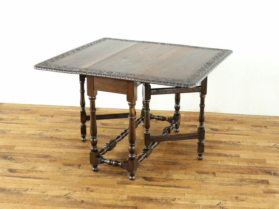 アンティーク家具 ゲートレッグテーブル
