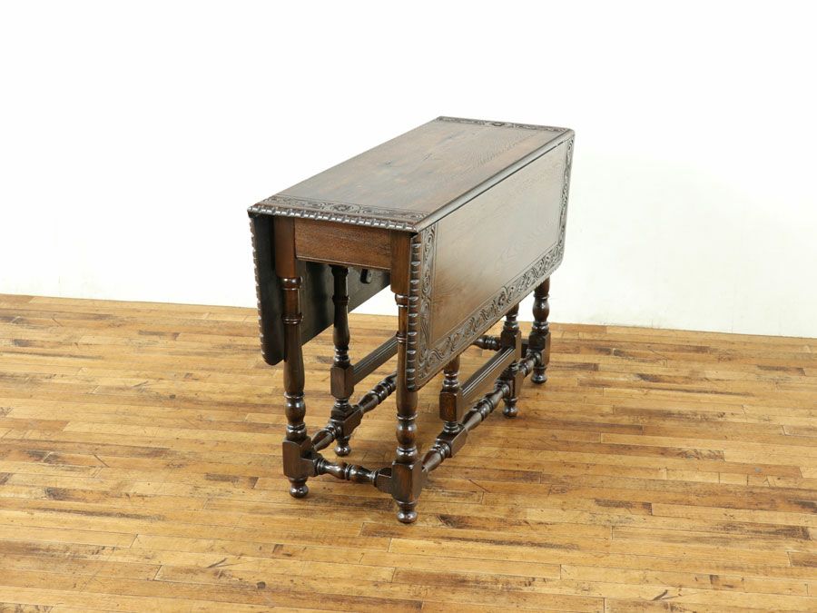 アンティーク家具 ゲートレッグテーブル