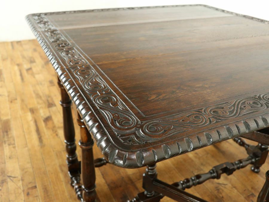 アンティーク家具 ゲートレッグテーブル