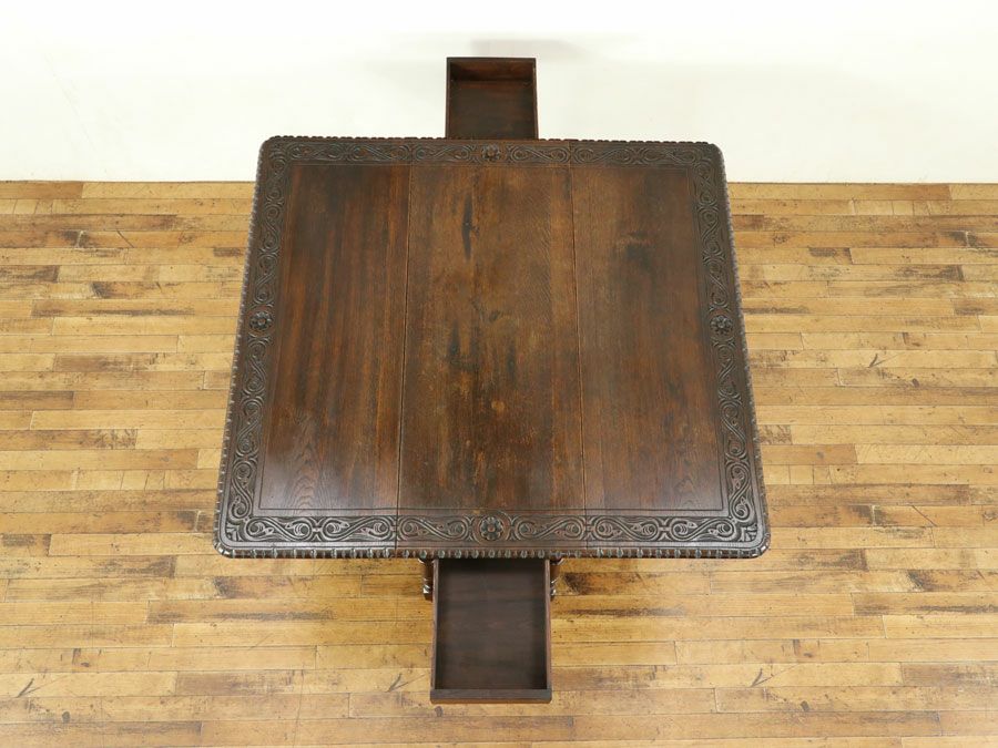 アンティーク家具 ゲートレッグテーブル