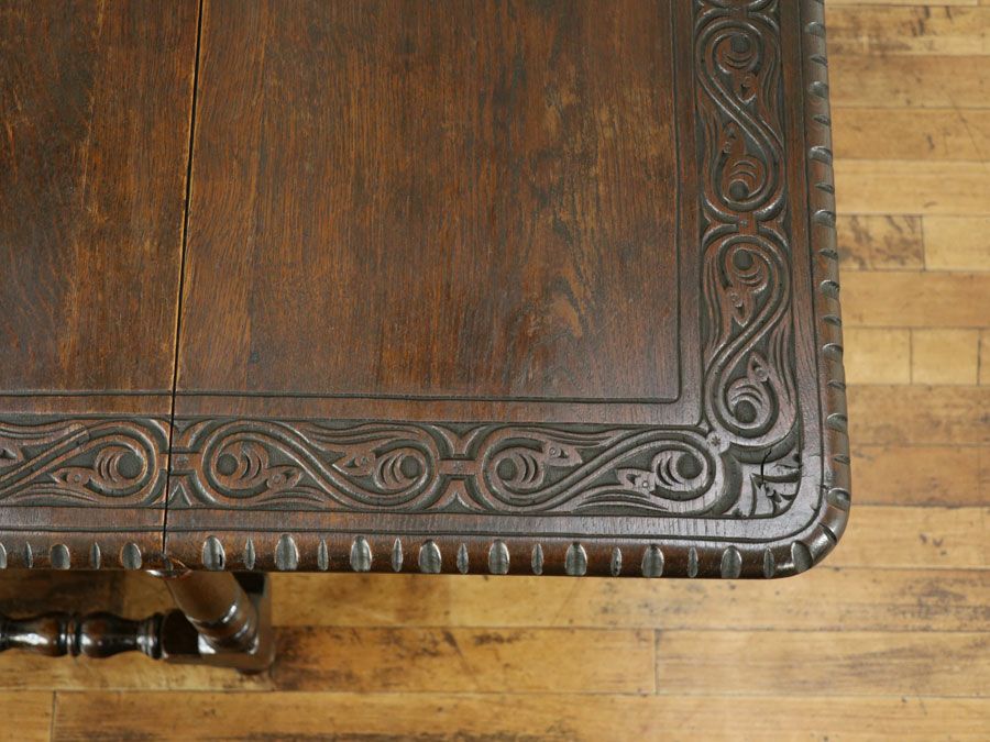 アンティーク家具 ゲートレッグテーブル