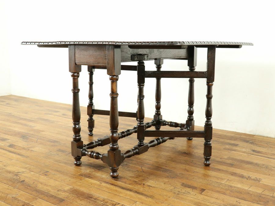 アンティーク家具 ゲートレッグテーブル
