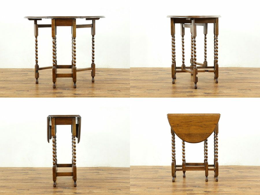 アンティーク家具 ゲートレッグテーブル 58550