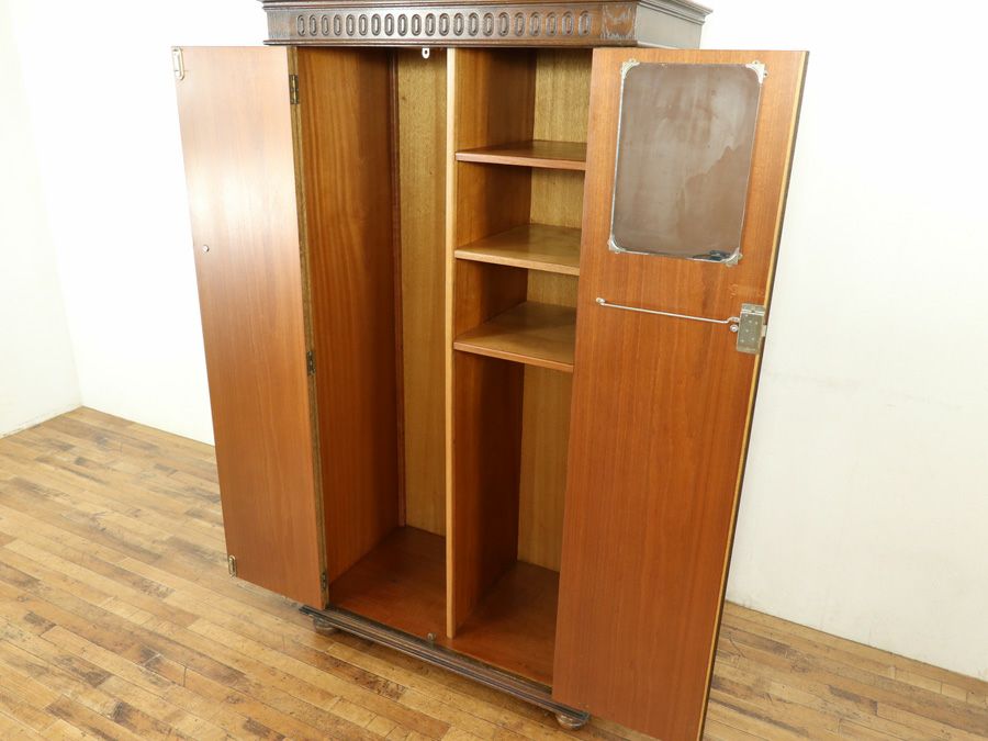 アンティーク家具 ワードローブ 58557
